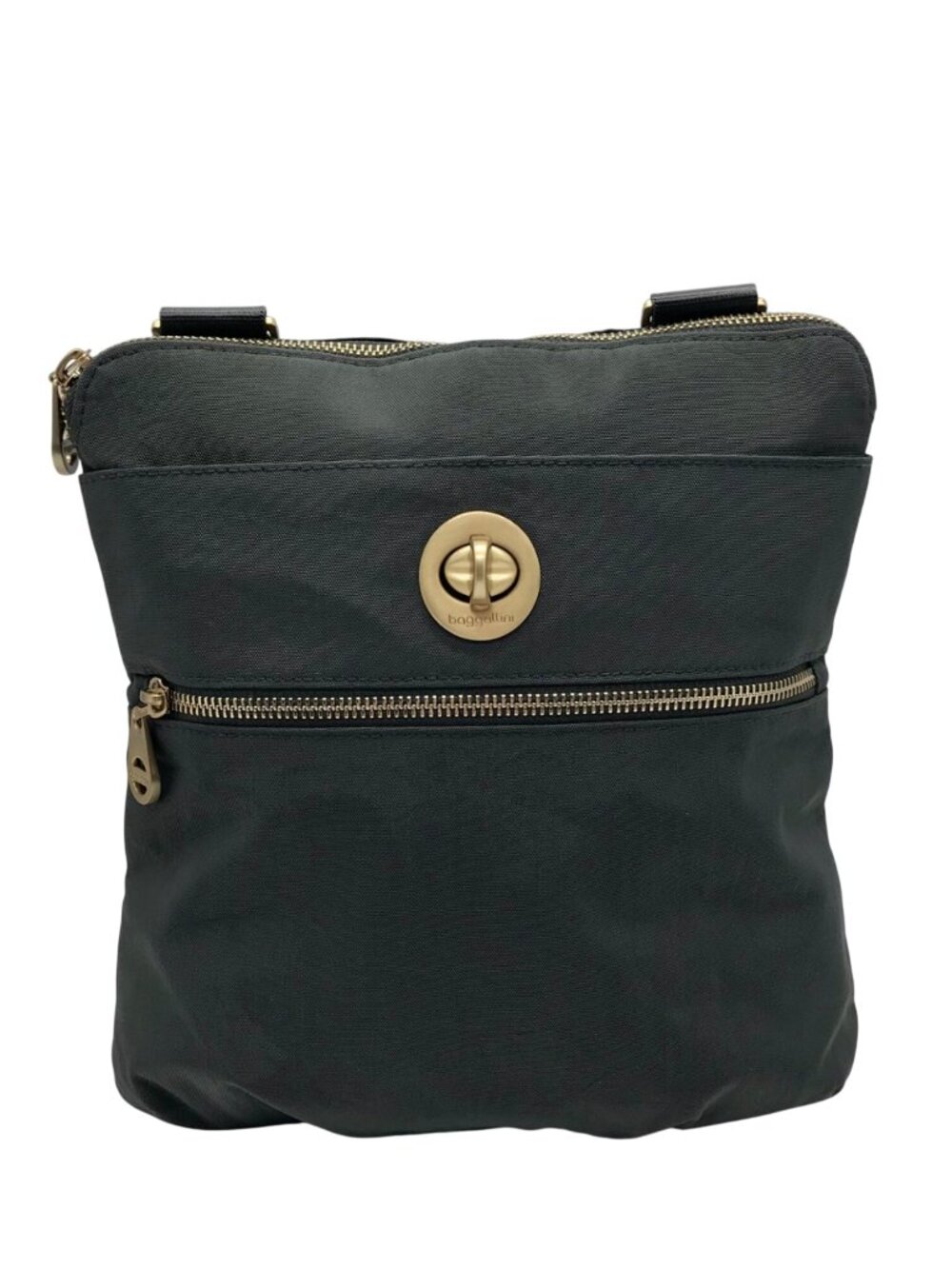 Baggallini Dark Gray Nylon Hanover Crossbody